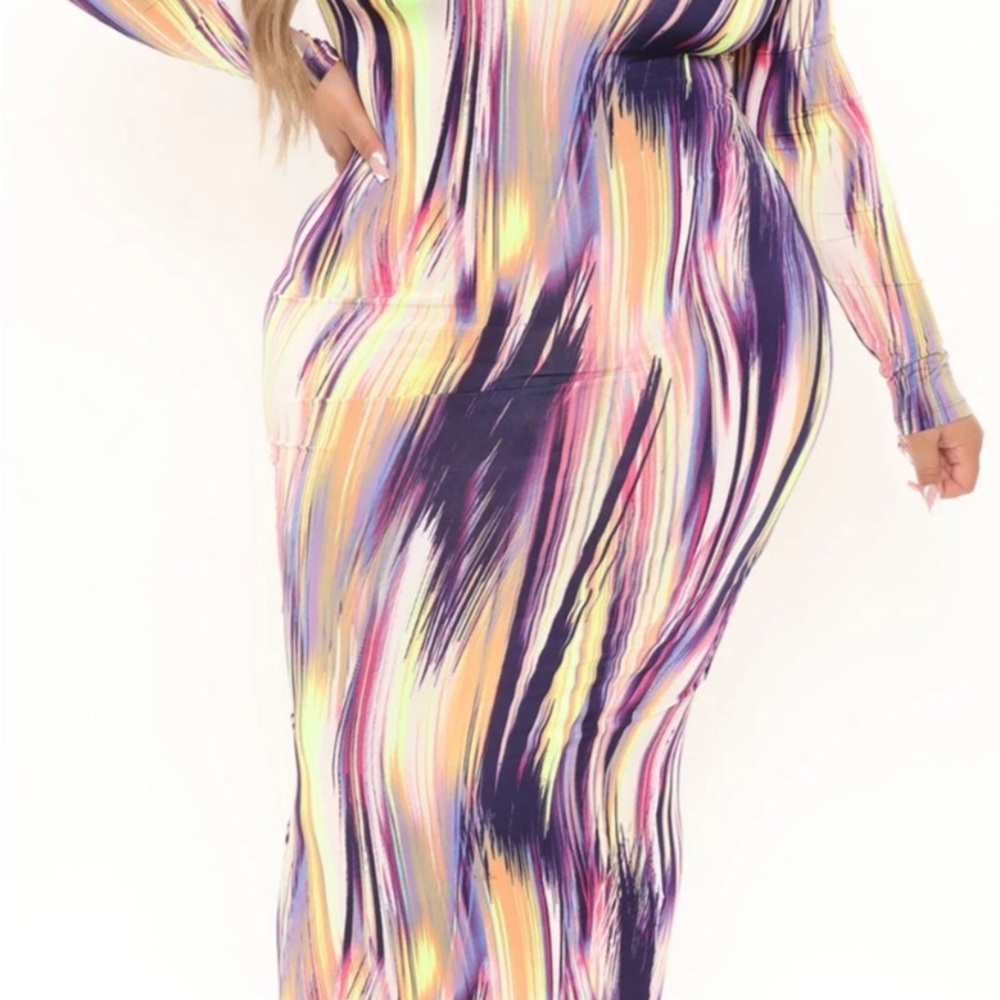 Body Addictive Multi Color Midi Dress - Picture 10 of 12